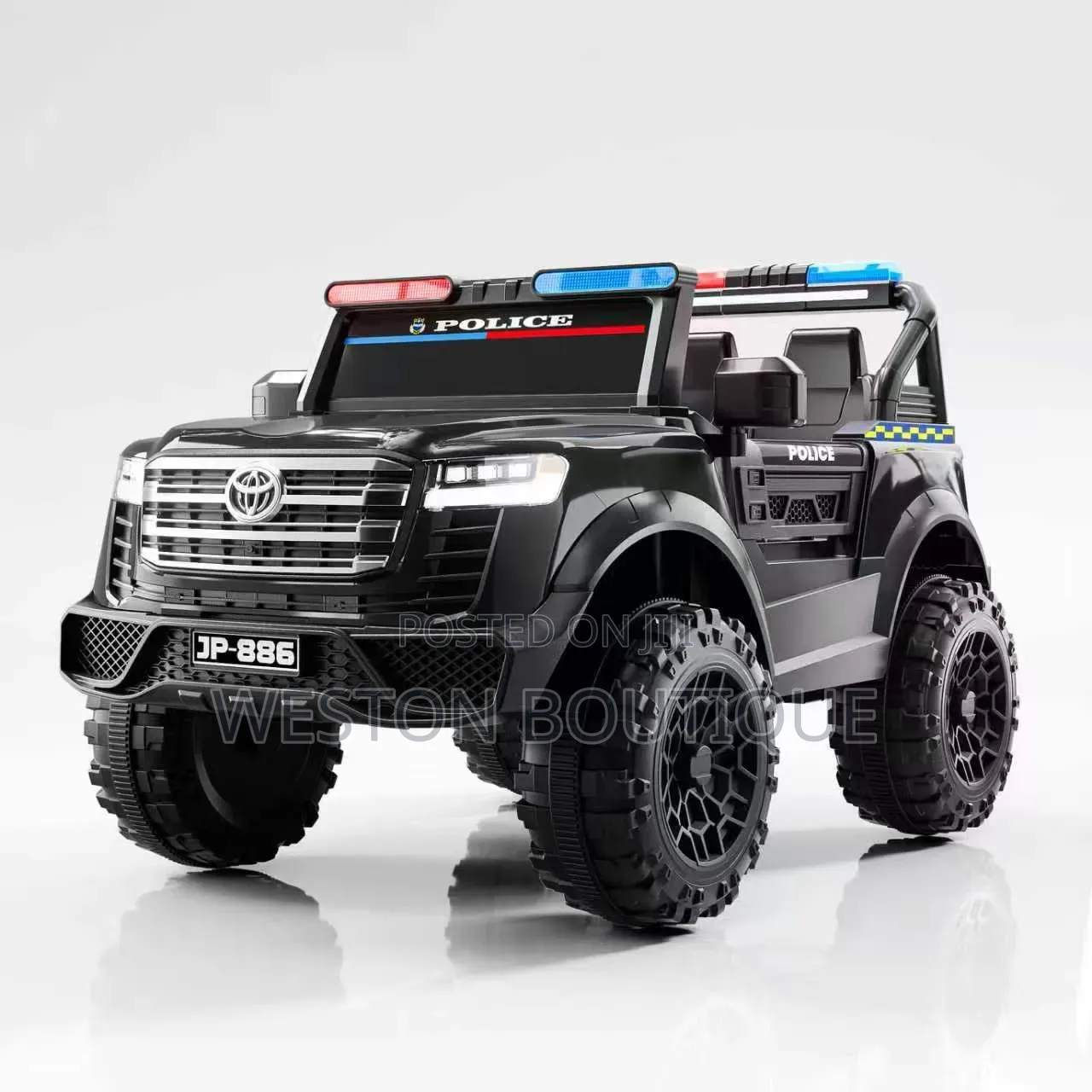 Rechargable Kids Police Convoy Kids Car Jeep
