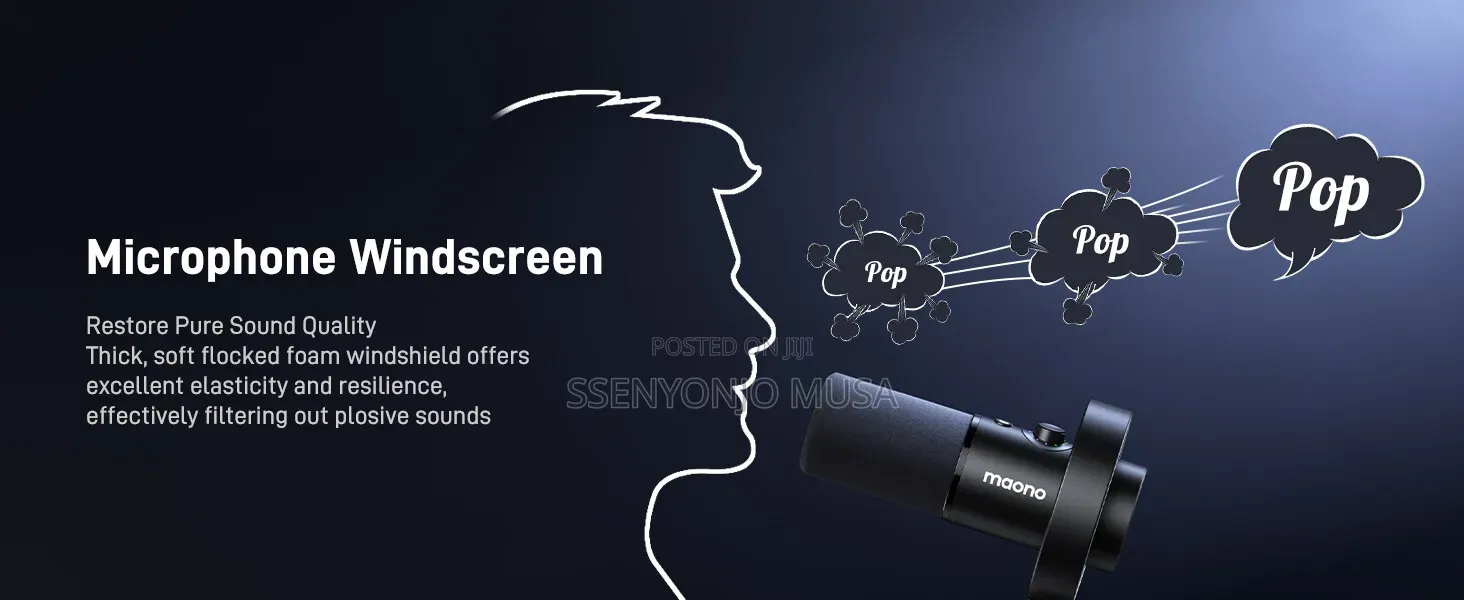 MAONO PD300X USB/XLR Dynamic Microphone for Podcast, Streaming Record