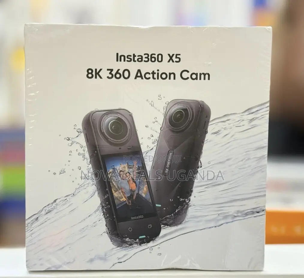 Insta360 X5 Waterproof 360° Action Camera, Invisible Selfie Stick