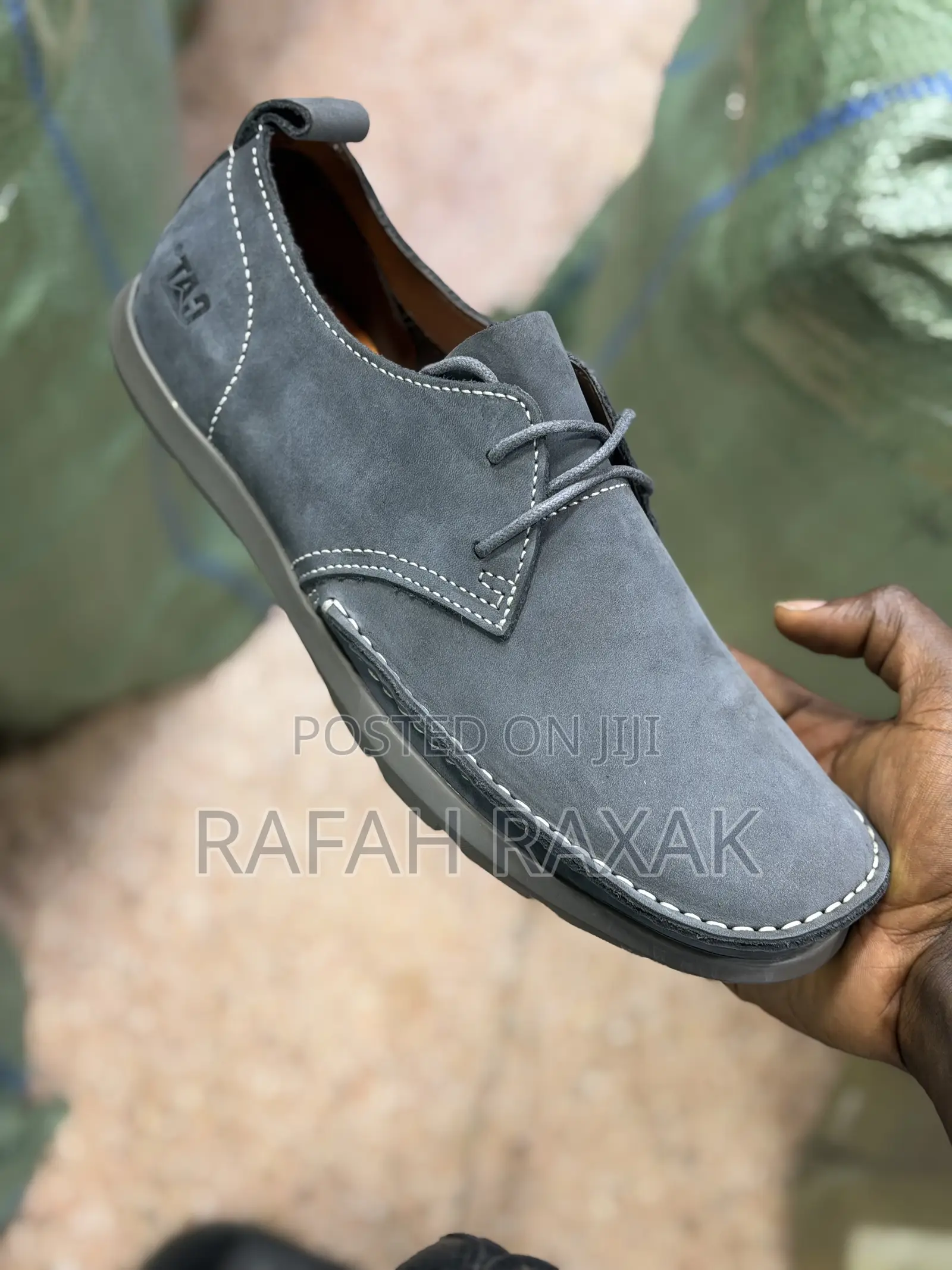 Original Men’s Grey CAT Casual Lace-Up Comfort Low Shoes