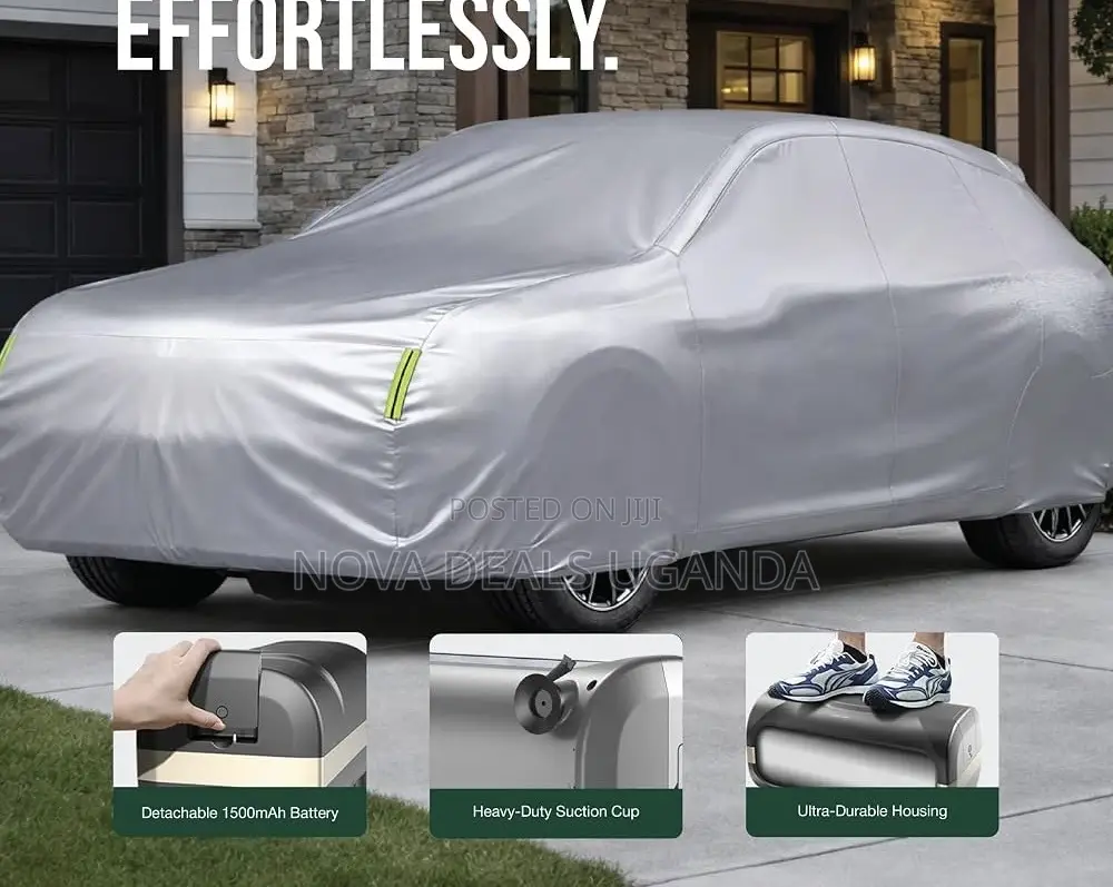 Green Lion Auto Car Cover Universal Car Fit, Rechargeable Battery