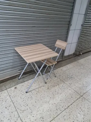 Engornomic Brown Study Foldable Reading Table and Chair