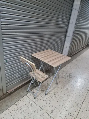 Engornomic Brown Study Foldable Reading Table and Chair