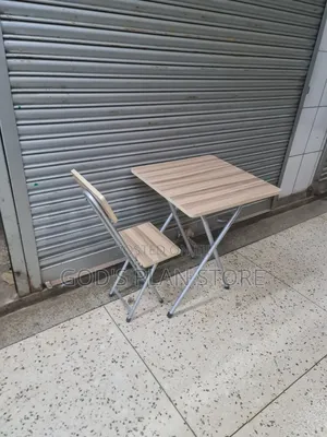 Engornomic Brown Study Foldable Reading Table and Chair