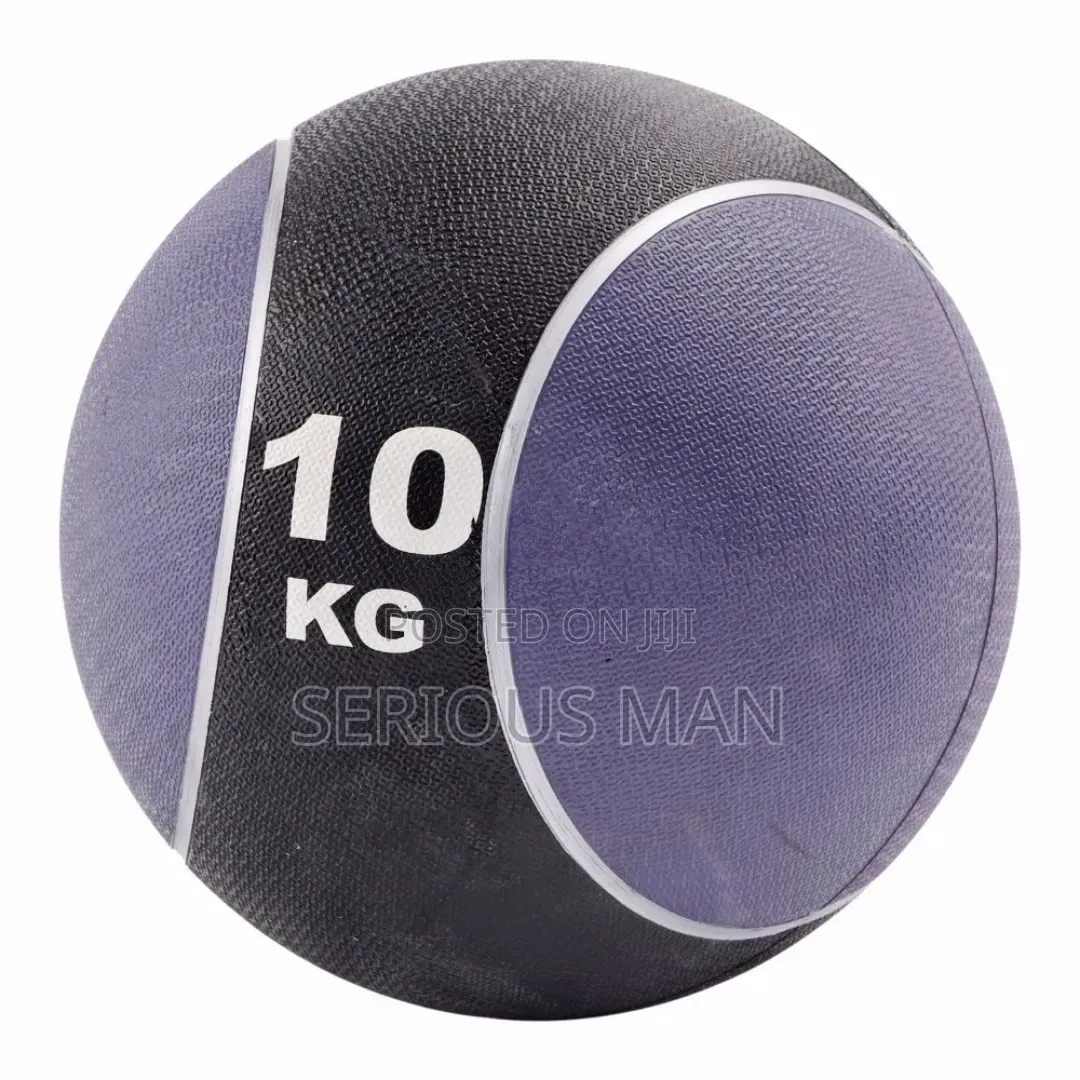 1 to 10kg Textured Rubber Medicine Ball.