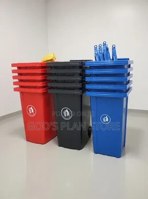 Public Space 120litres Plastic Dust Bins Plastic Dust Bins