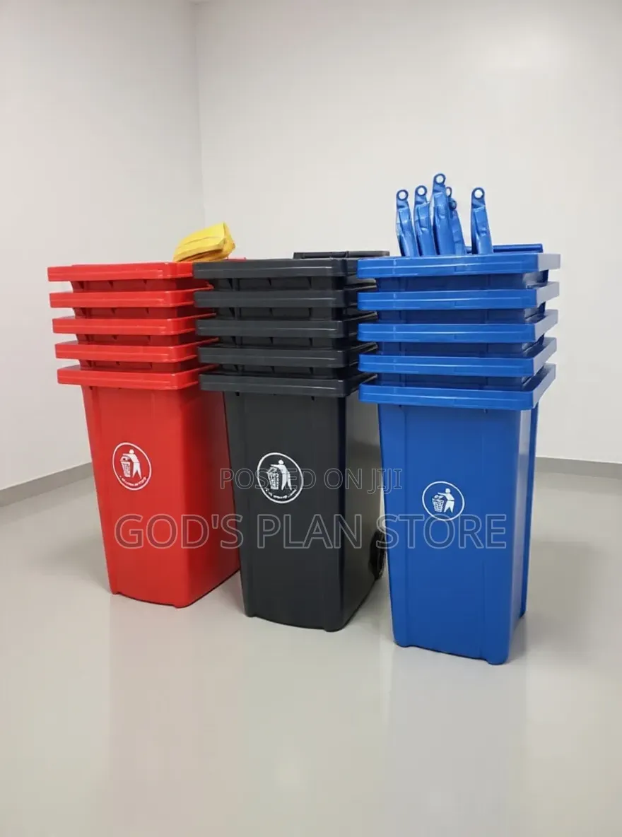 Public Space 120litres Plastic Dust Bins Plastic Dust Bins