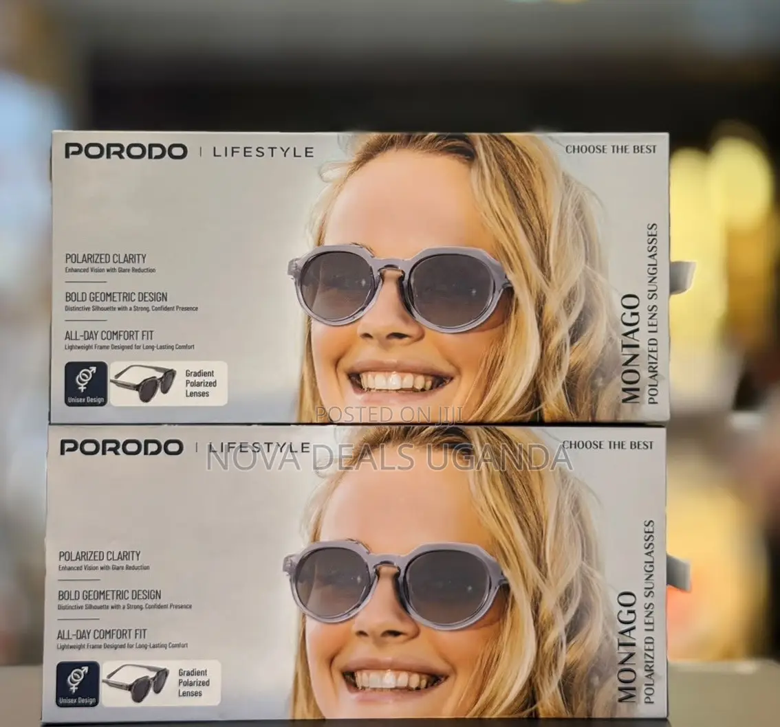 Porodo MONTAGO Sunglasses With Polarized Lenses, Stainless Steel Frame