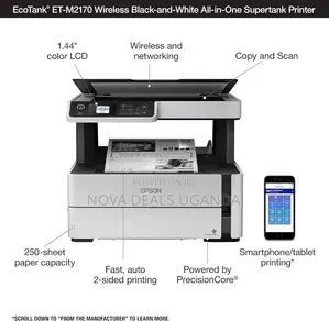 Epson EcoTank ET-M2170 Wireless Monochrome All-in-One Printer