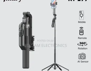 Jmary KT-299 Rotation Smart Tripods AI Face Sensor Selfie Stick Tripod