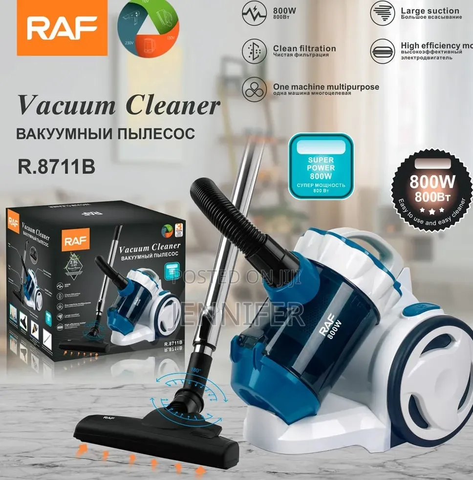 RAF R.8711 800W Bagless Cyclone Canister Vacuum Cleaner