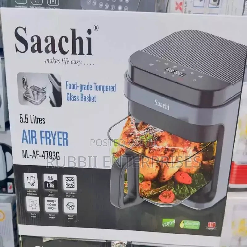 5.5L Saachi Glass Air Fryer