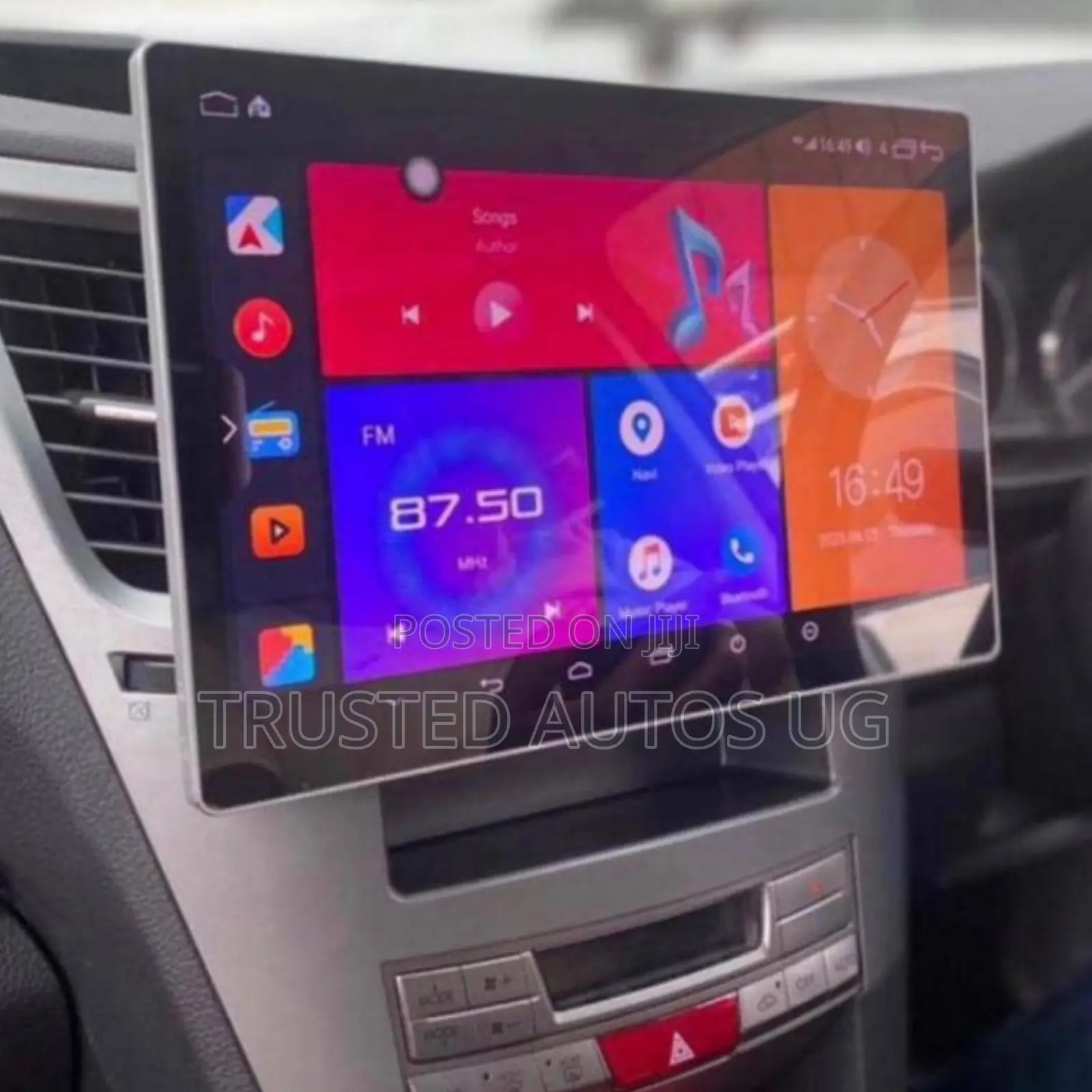Original 13inch Android Radio in Subaru Muu16