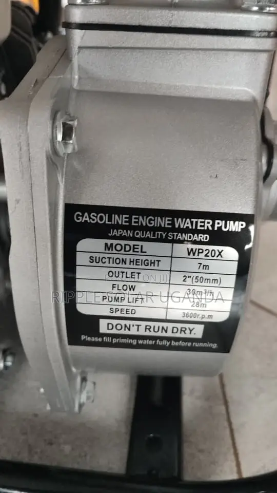 2 Inch Petrol Water Pump 30000l/H 28m Lift 5.6kW