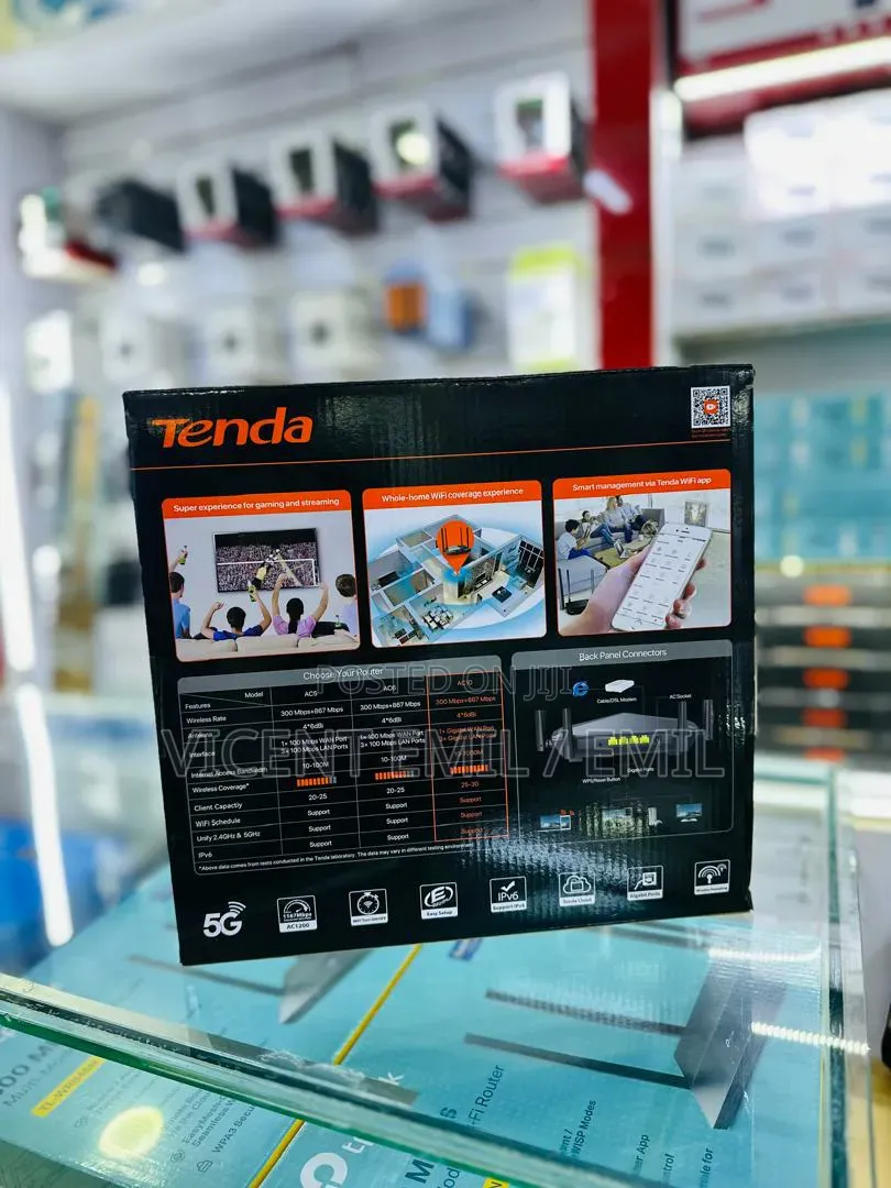 Tenda AC1200 MU-MIMO Dual Band Gigabit WiFi Router