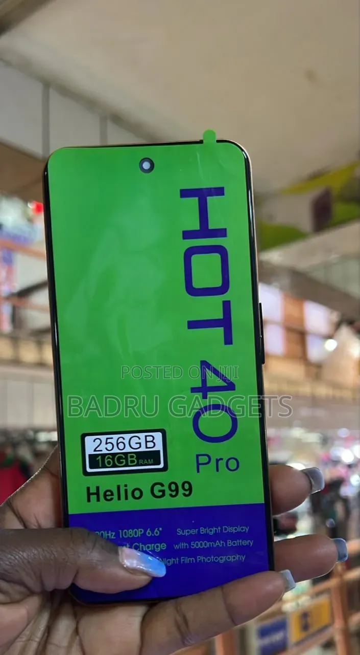 New Infinix Hot 40 Pro 256 GB Black