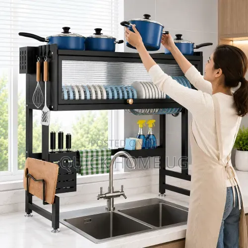 Over the Sink Dish Drying Rack-Large Dish Drying Rack