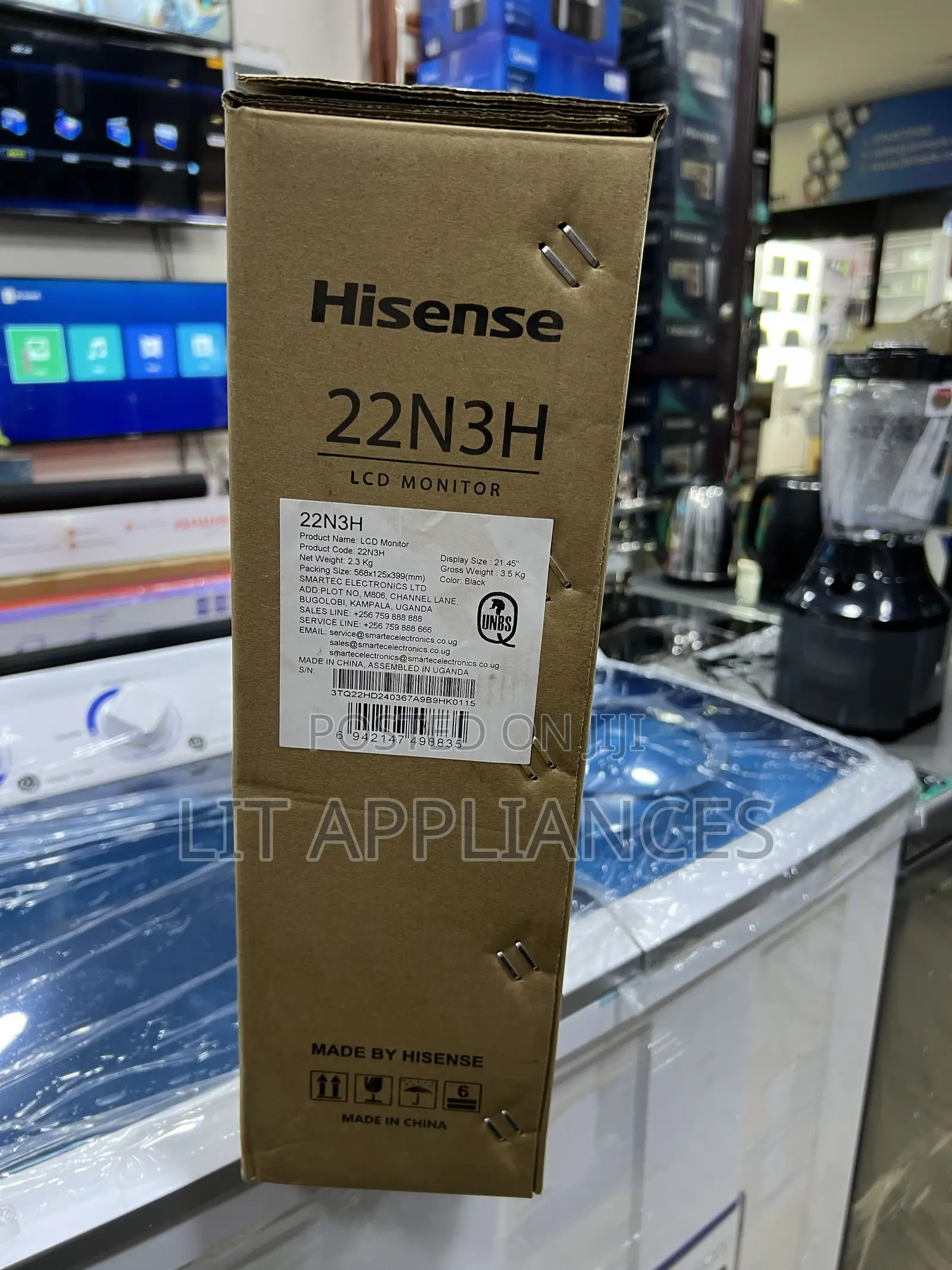 Hisense 22inch LCD Monitor, 22N3H With 3years Warranty.
