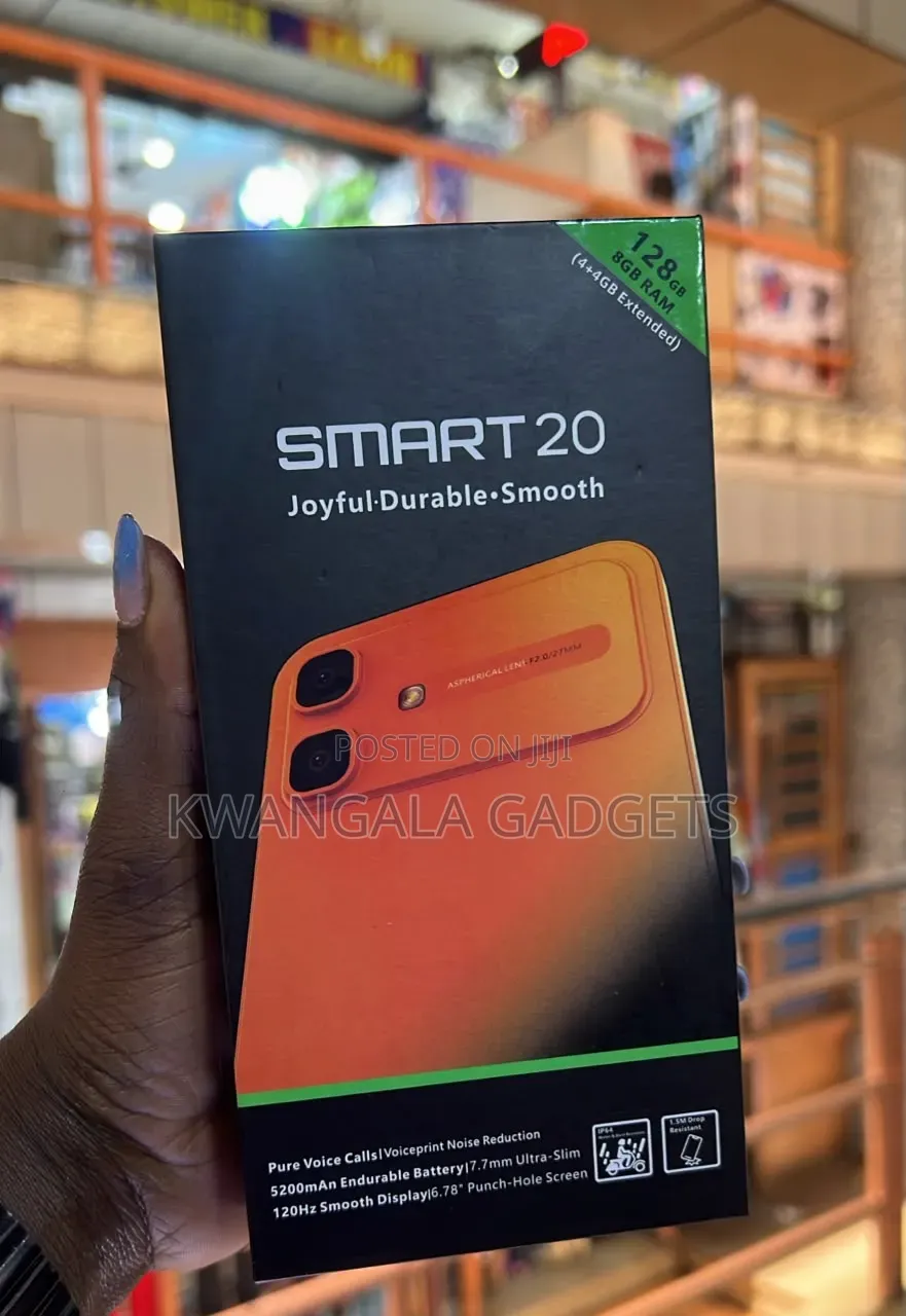 New Infinix Smart 20 128 GB Black