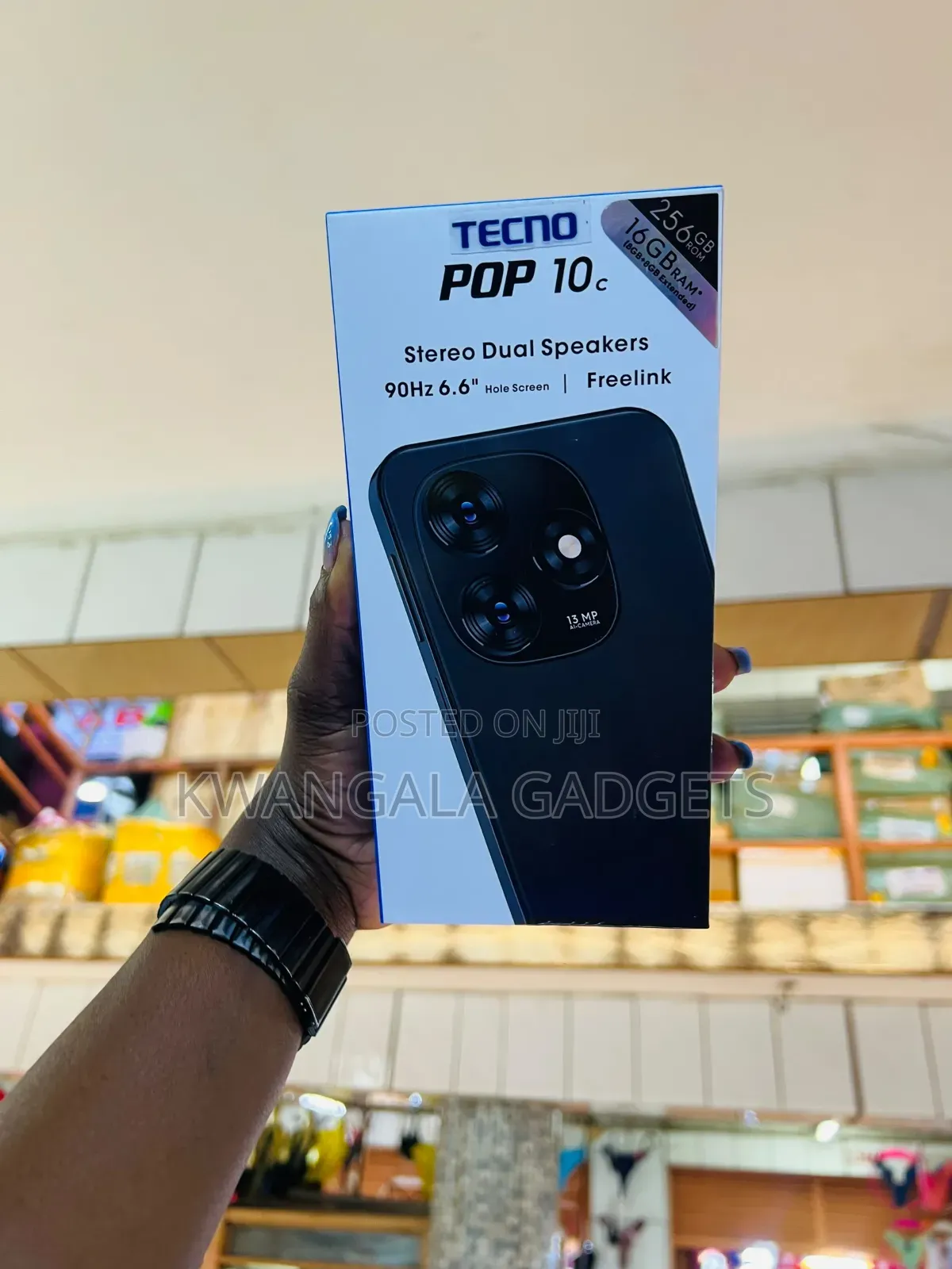 New Tecno Pop 10C 128 GB Black