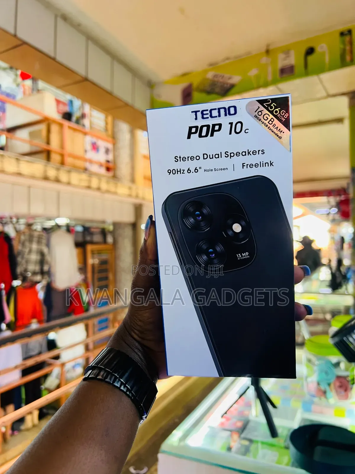 New Tecno Pop 10C 128 GB Black