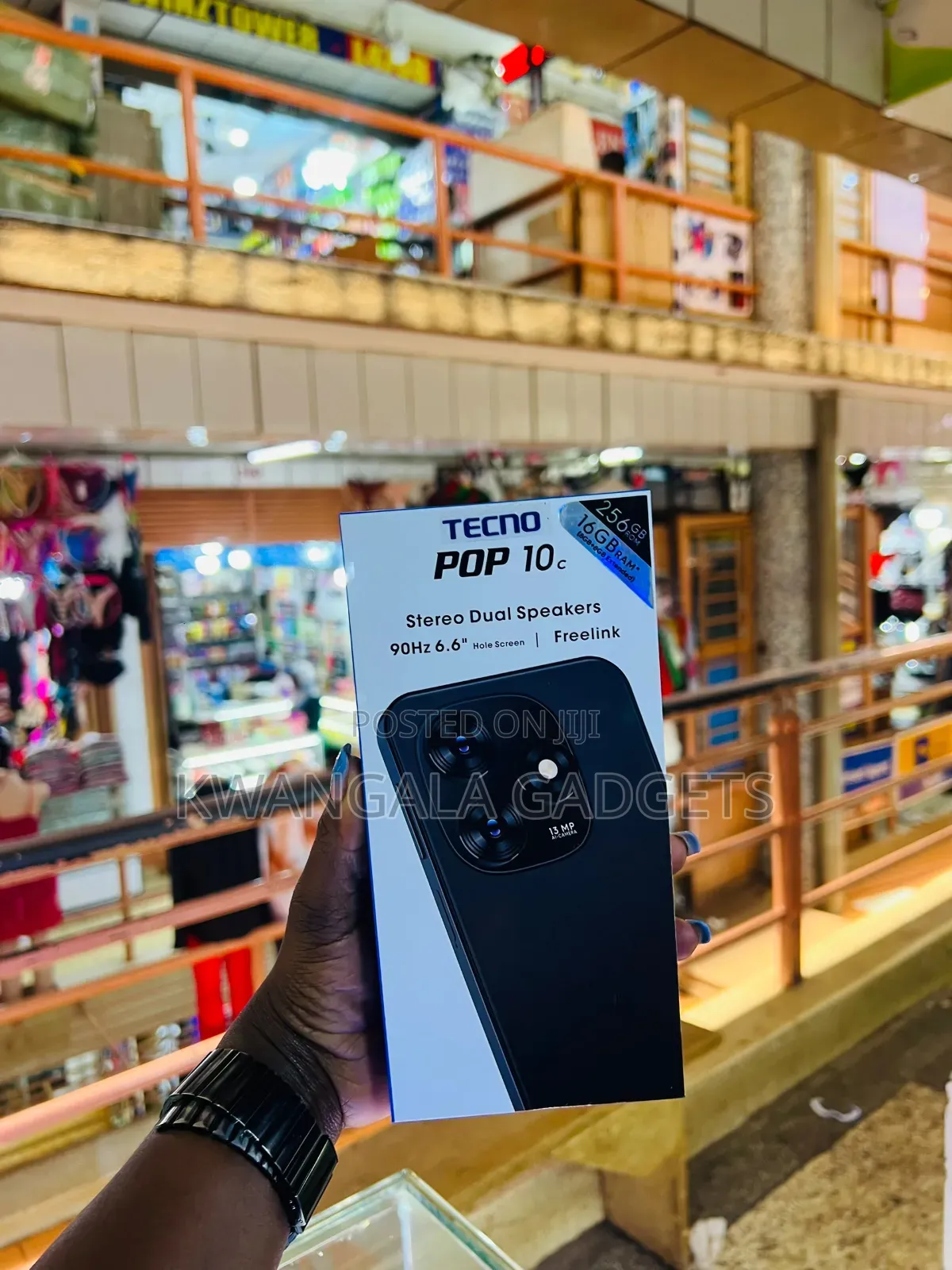 New Tecno Pop 10C 128 GB Black