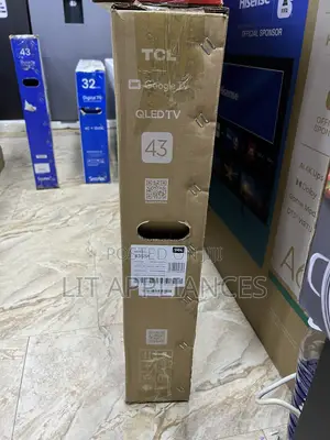 TCL 43inch Android TV,QLED With Storage and 3years Warranty.
