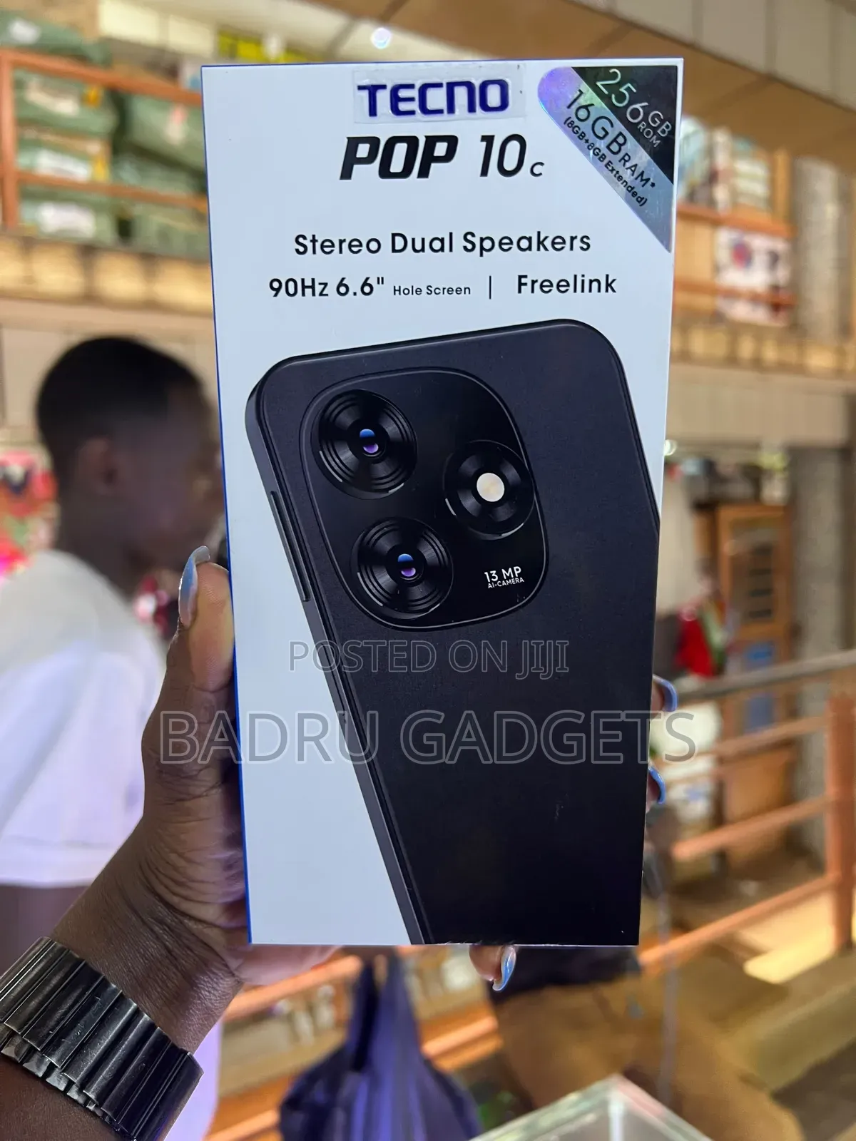 New Tecno Pop 10C 128 GB Black