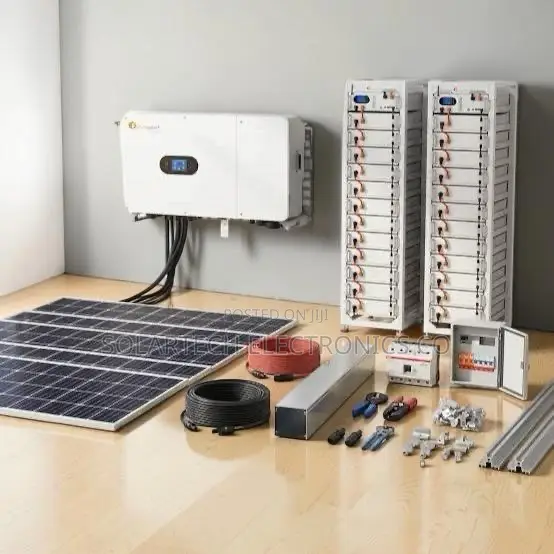 50KW Hybrid Solar System With 60kWh Lithium Battery for Sale