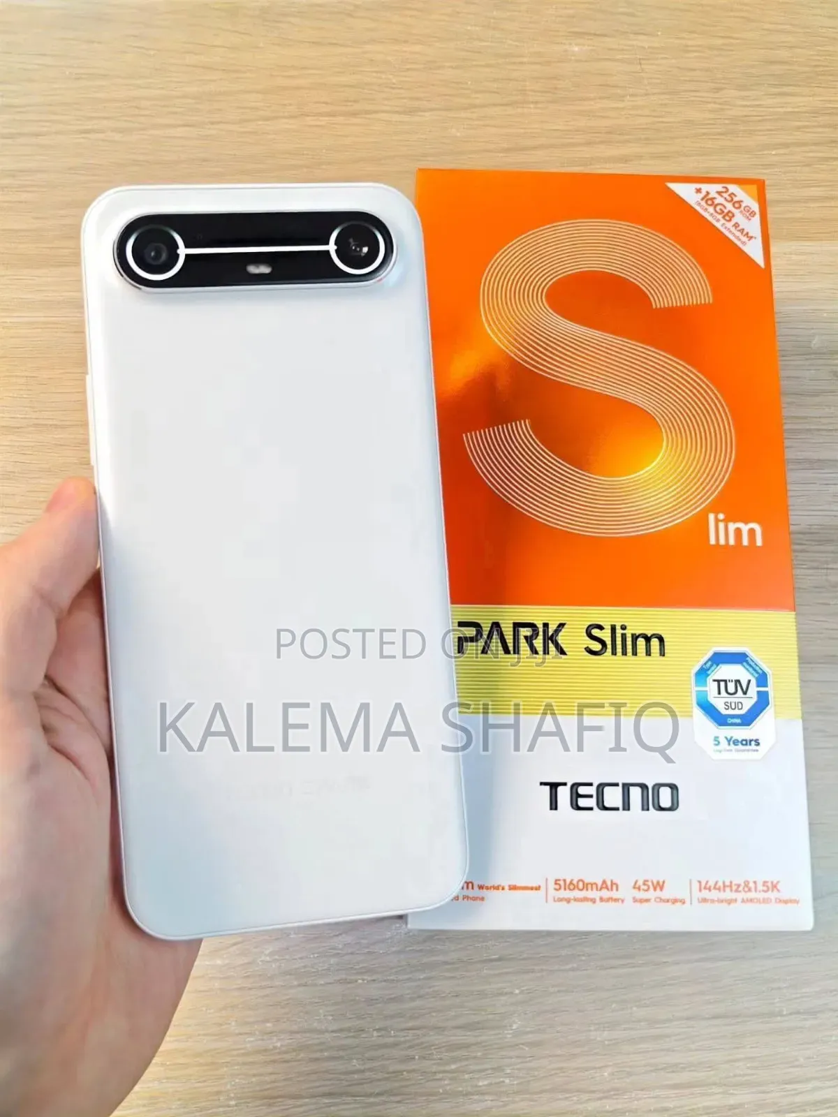 New Tecno Spark Slim 256 GB White