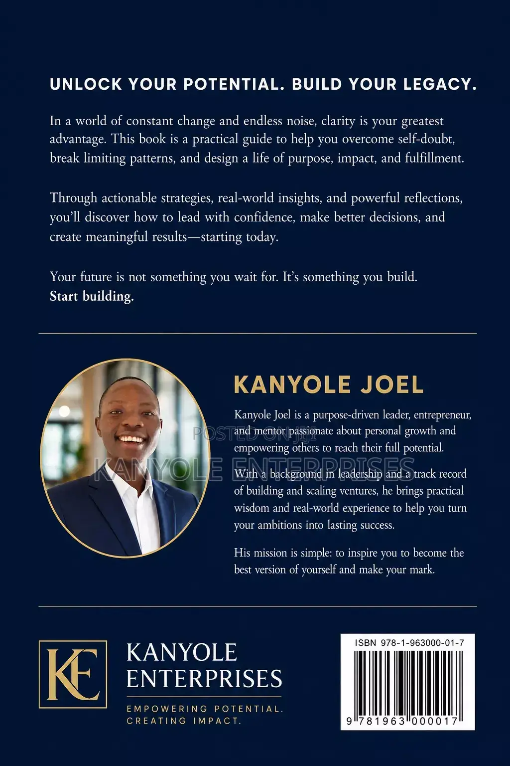 The Young Entrepreneurial Blueprint
