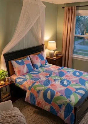 4pc Duvets, 4×6 and 5×6 With 2 Pillow Cases,1 Bedsheet and 1 Duvet