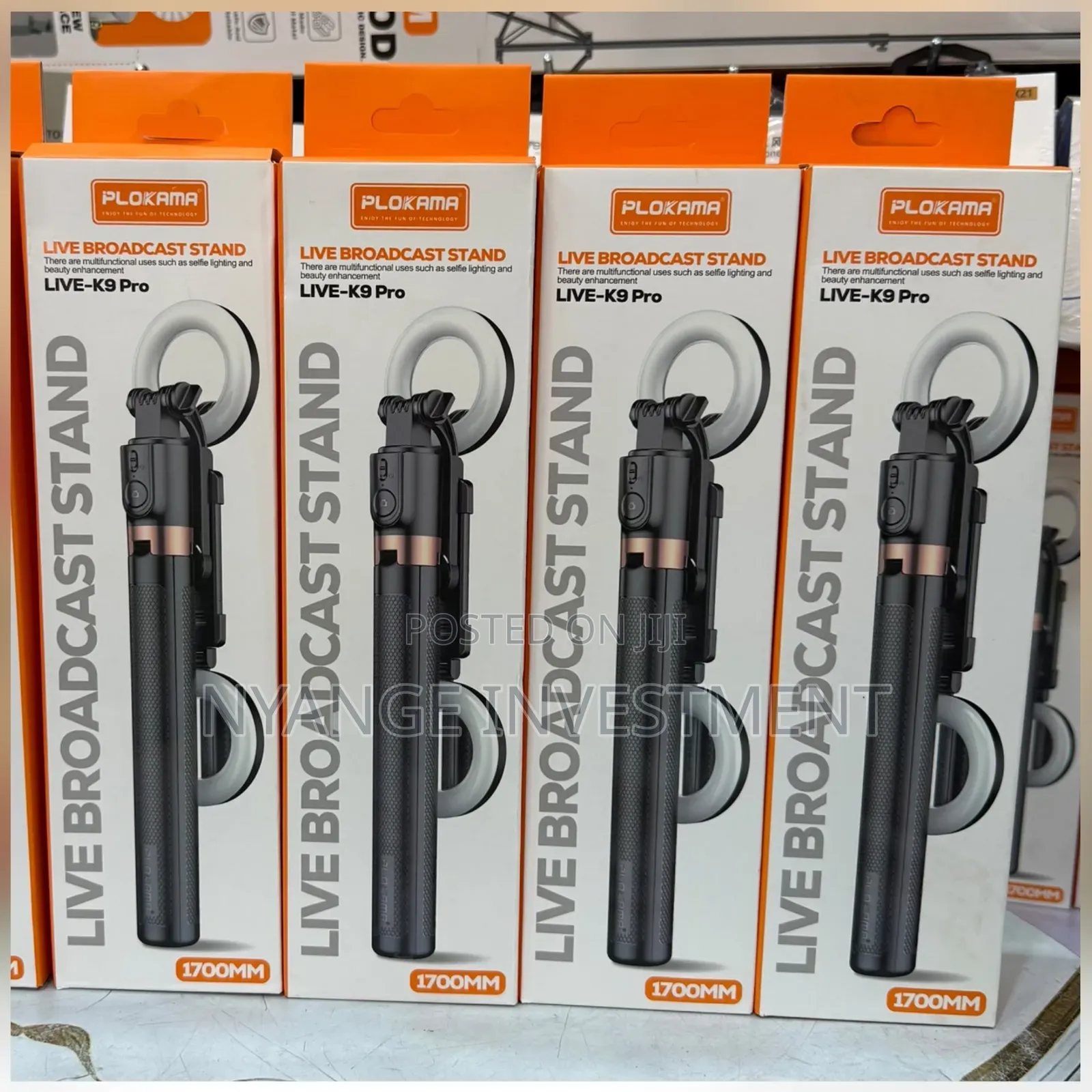 Plokama Live- Pro 1700mm Live Broadcast Stand.Key