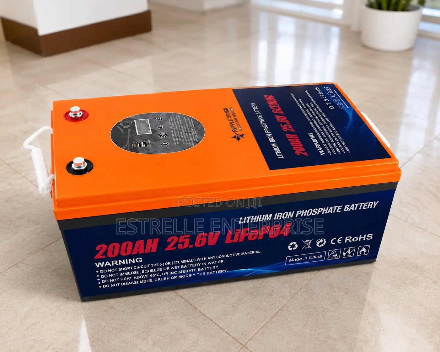 Lithium Battery 24V 200ah LifePO4 5.12Kwh