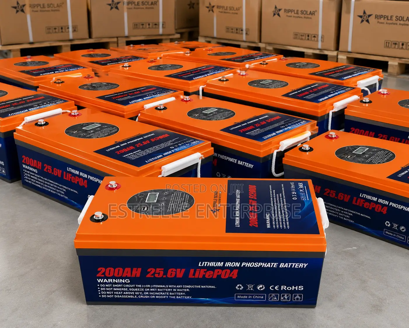 Lithium Battery 24V 200ah LifePO4 5.12Kwh