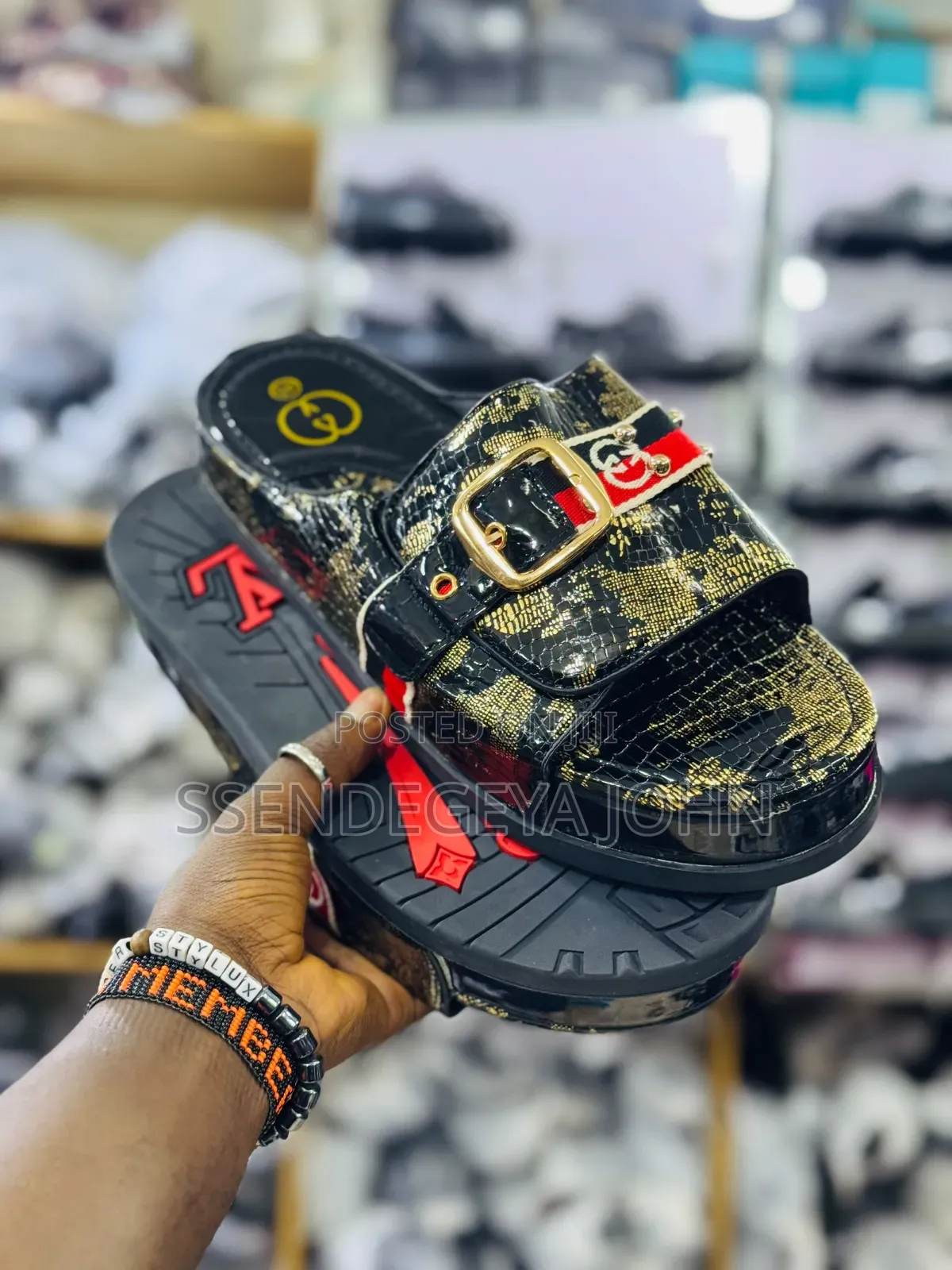 Gucci Platform Slide Sandals