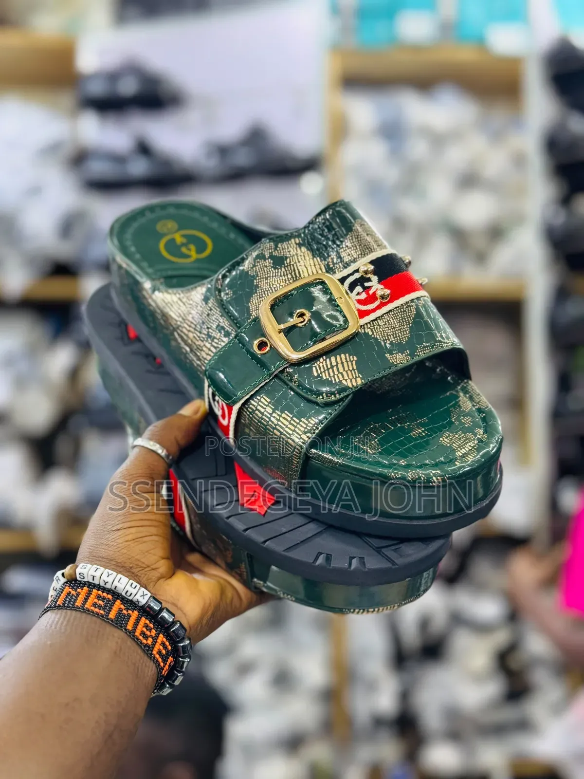 Gucci Platform Slide Sandals