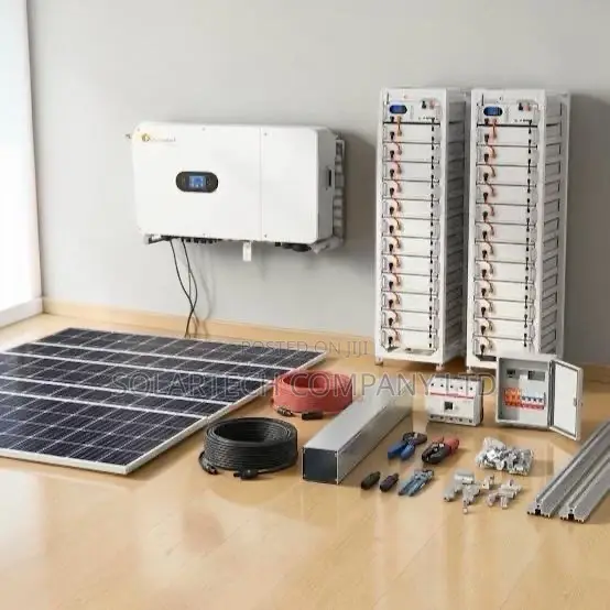 Felicity 50KW Hybrid Solar System With 48 Panels X 580W Panels