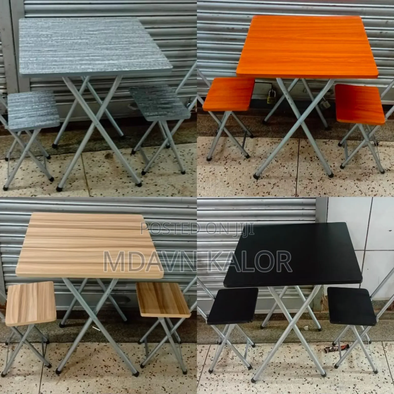 X-Shaped Foldable Tables