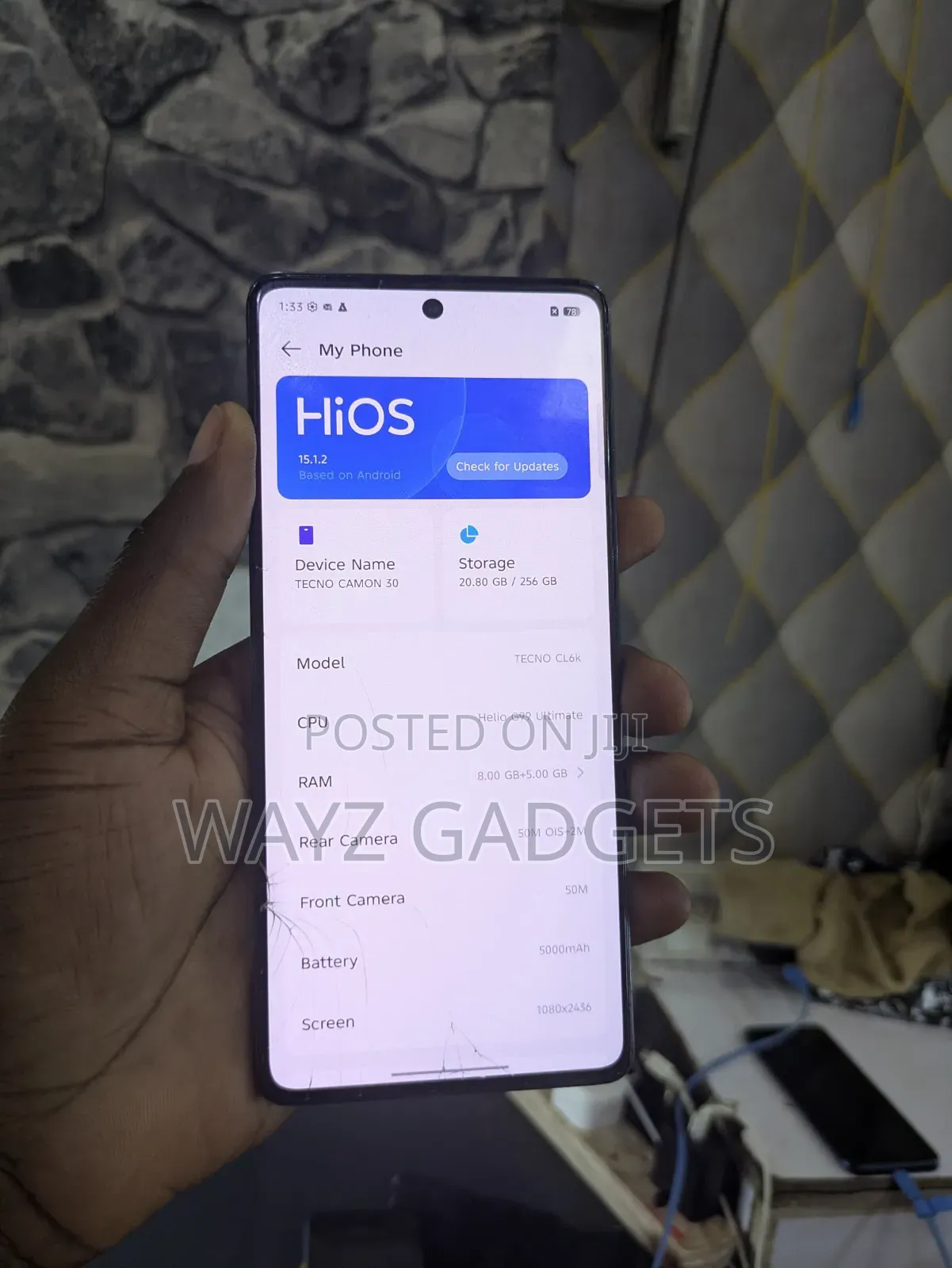 Tecno Camon 30 256 GB Black