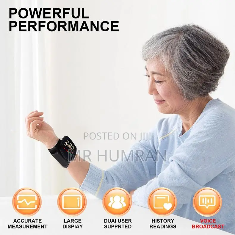 Portable Wrist Blood Pressure Digital Monitor