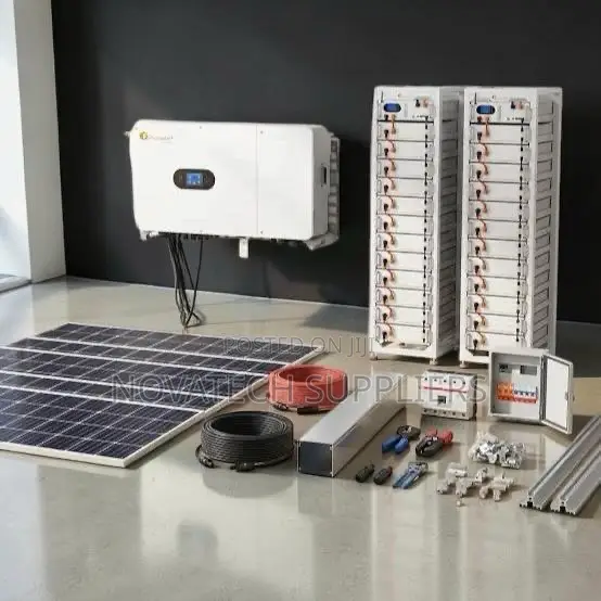 50KW Hybrid Solar System With 60kWh Lithium Battery for Sale