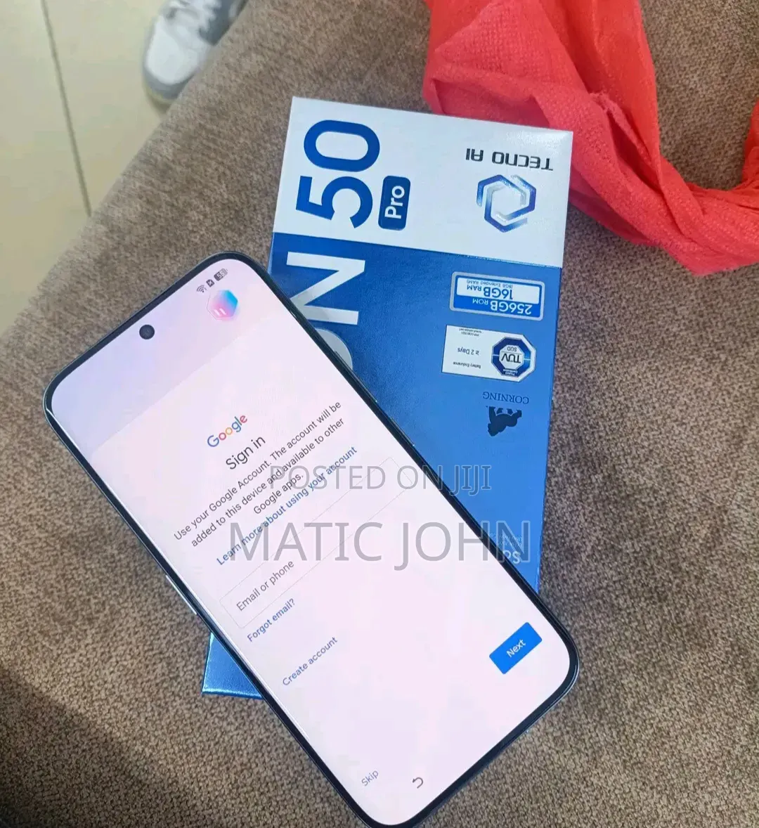 New Tecno Camon 50 Pro 256 GB Gray