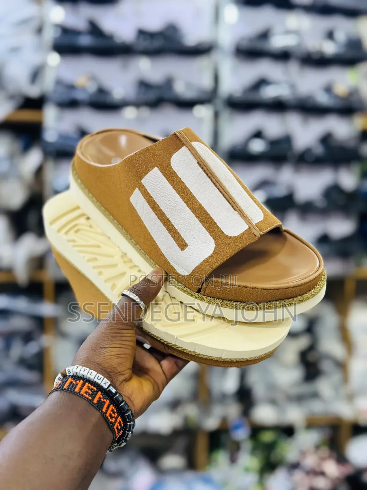 Black Fashion Slides