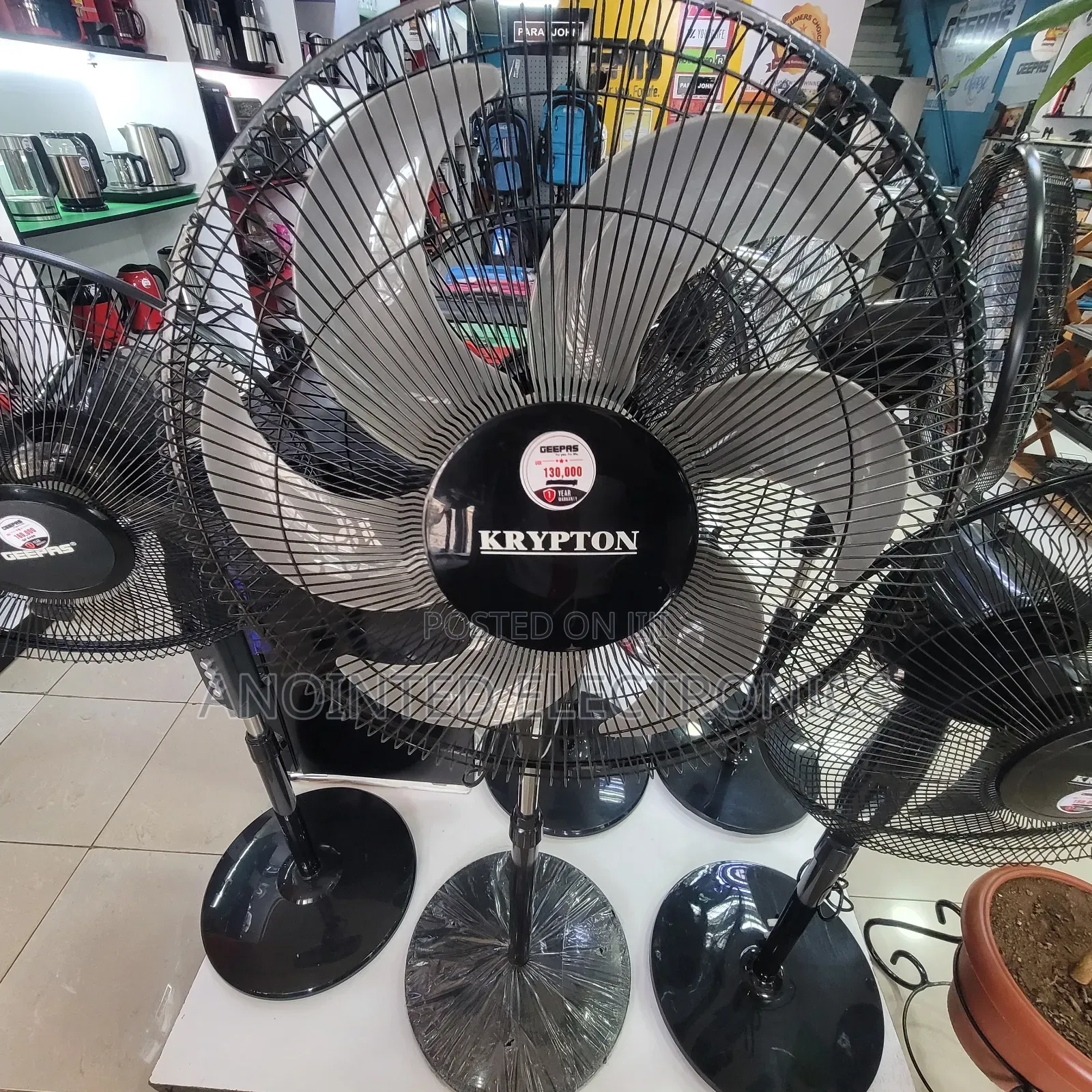 Krypton Standing Fans Available