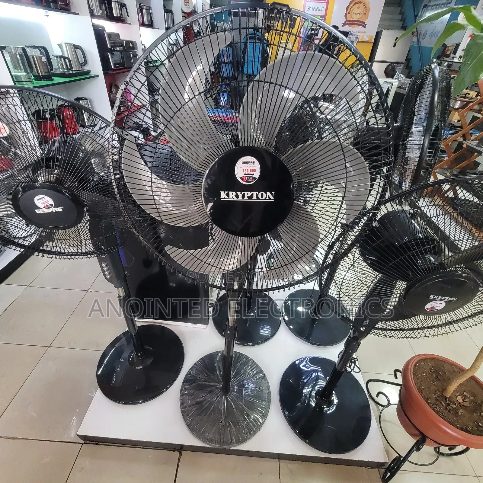 Krypton Standing Fans Original