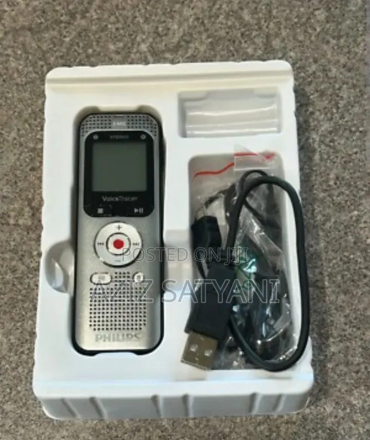 Philips VCT Voice Recorder Recording Stereo Sound Rechargeable 8gb