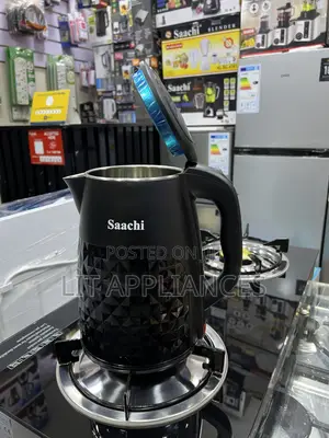 Saachi Electric Percolator/Kettle 2.5l Black.