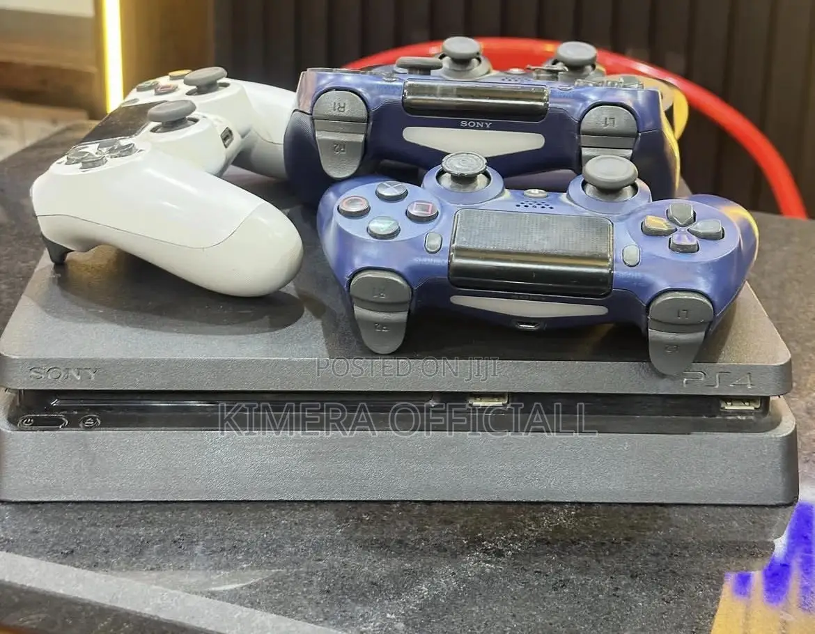 PS4 Slim With 12 Games, 2pads. No More Long, Boring Evenings.