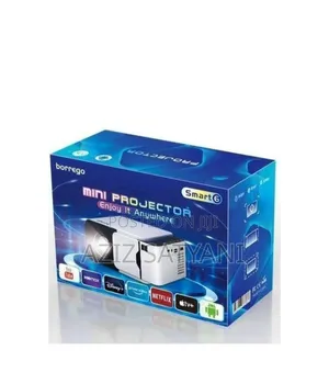 Borrego Smart 6 Mini Projector Home Theater, Office and Many Others